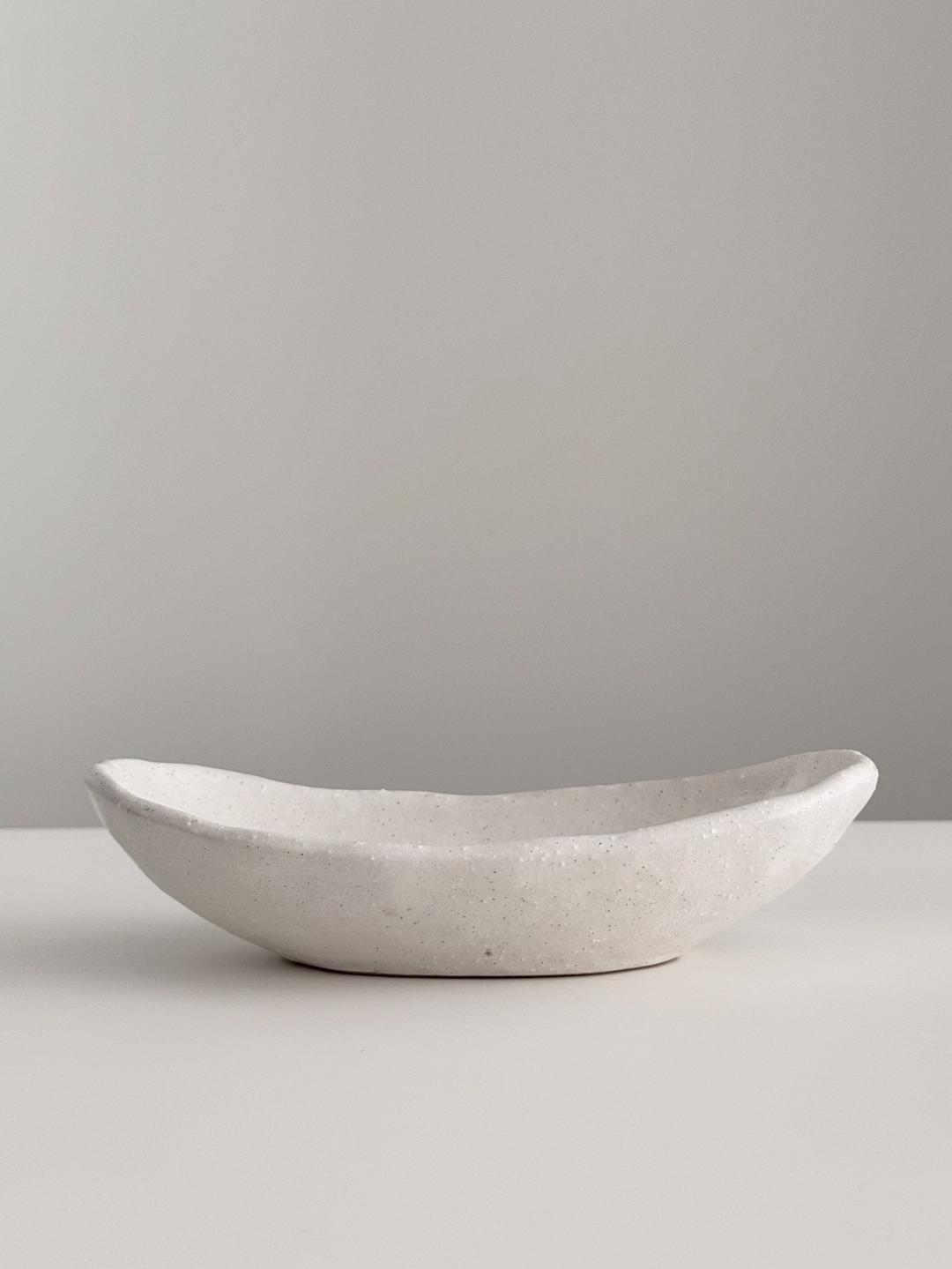 Salty White Bowl