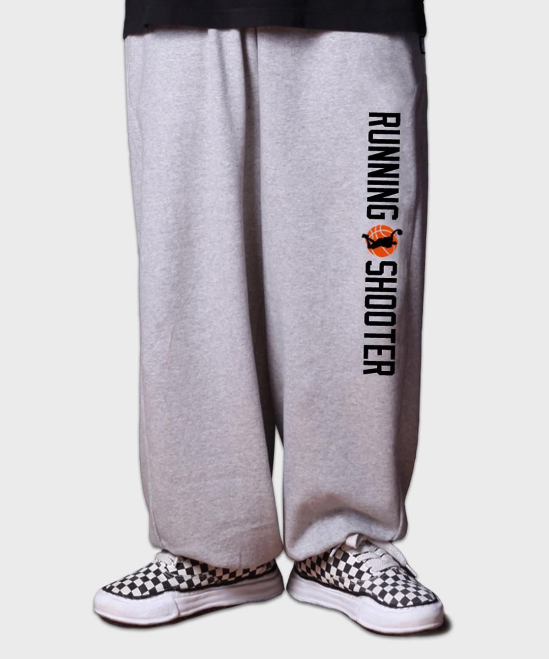 running shooter sweat pants (grey)