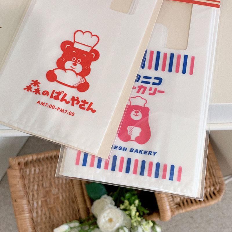 베이커리컨셉 미니 비닐쇼핑백