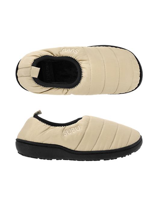 스부 SUBU packable URBAN BEIGE (SP-50) 패커블 다운 기모 패딩 슬리퍼