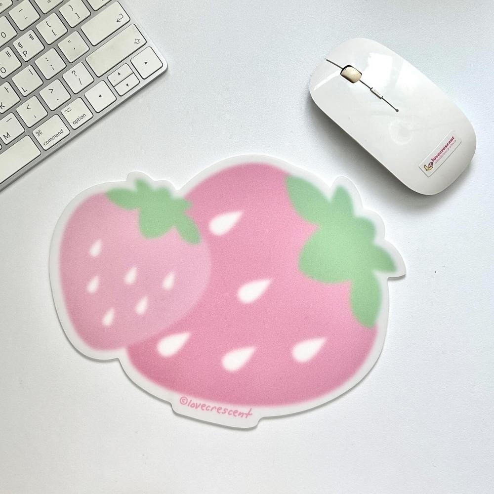 러브크레센트] 귀여운 딸기 마우스패드