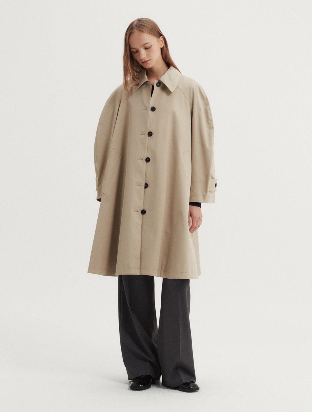 Fonde Trench Coat (Beige)