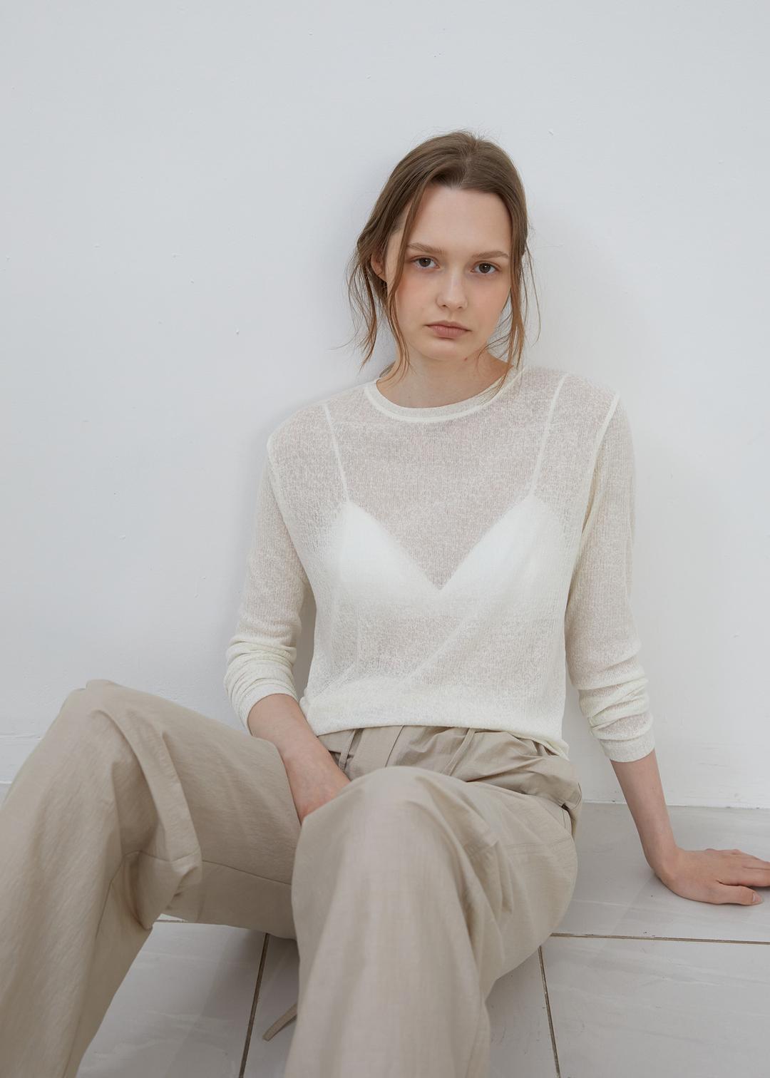 See-through golgi tee