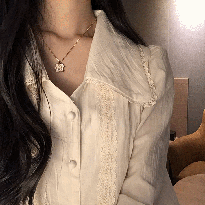[재진행] pintuck kara blouse (2color)