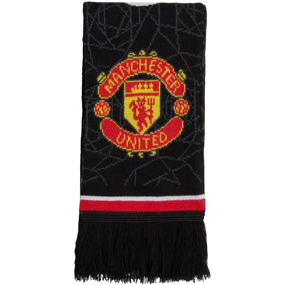 아디다스 EPL 맨체스터 유나이티드 맨유 굿즈 니트 블랙 스카프