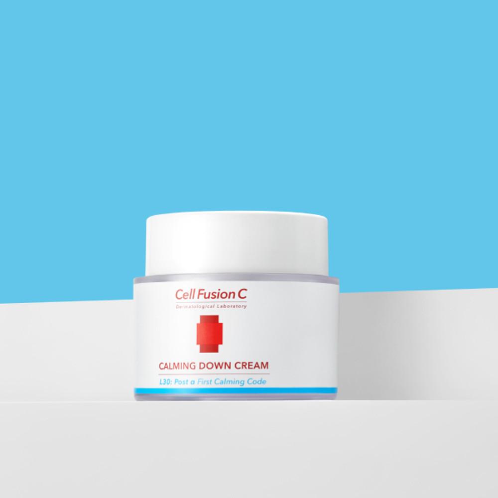 셀퓨전씨 카밍 다운 크림 50ml / 저자극 수분 보습 진정 쿨링 시카 크림