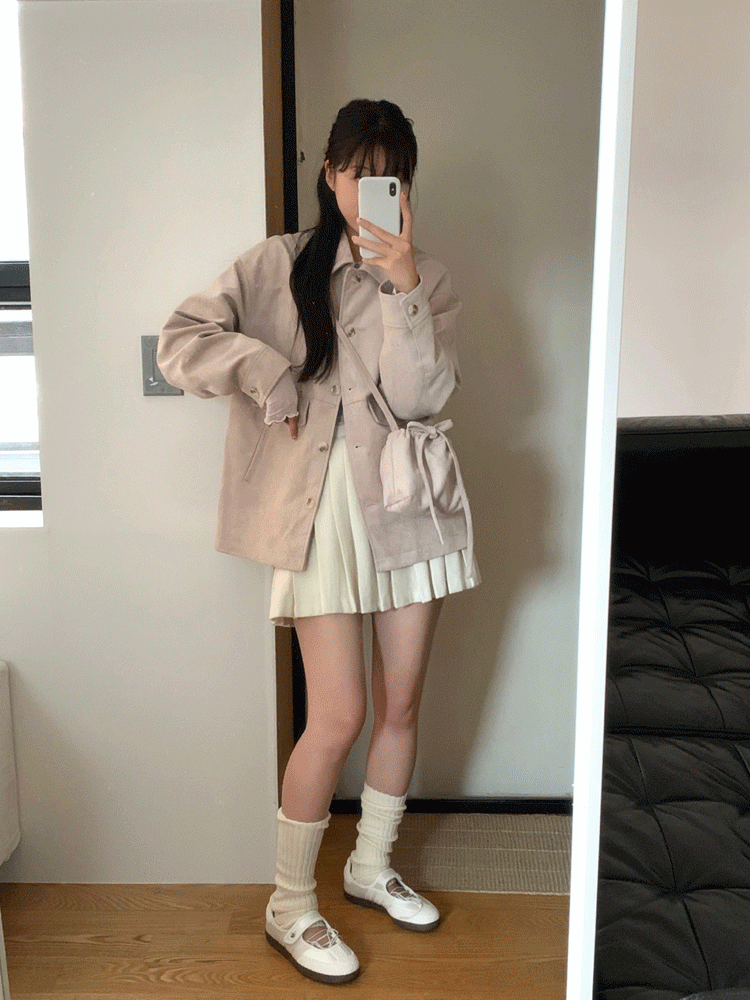 피터앤웬디 [🍭가방세트/고퀄리티] #500장 돌파! 코튼캔디 스웨이드 자켓 세트