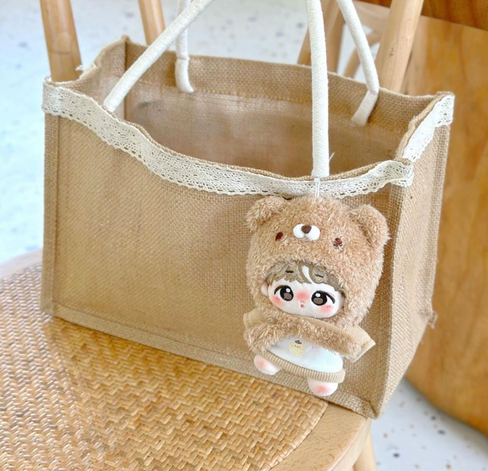 10cm 무속성 인형옷 동물모자 아이돌 인형 곰