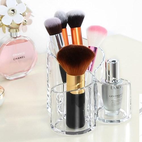 3구 원형 브러쉬 펜슬정리함