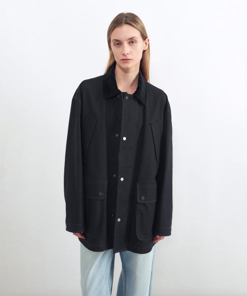덕 캔버스 초어 자켓 FADED BLACK