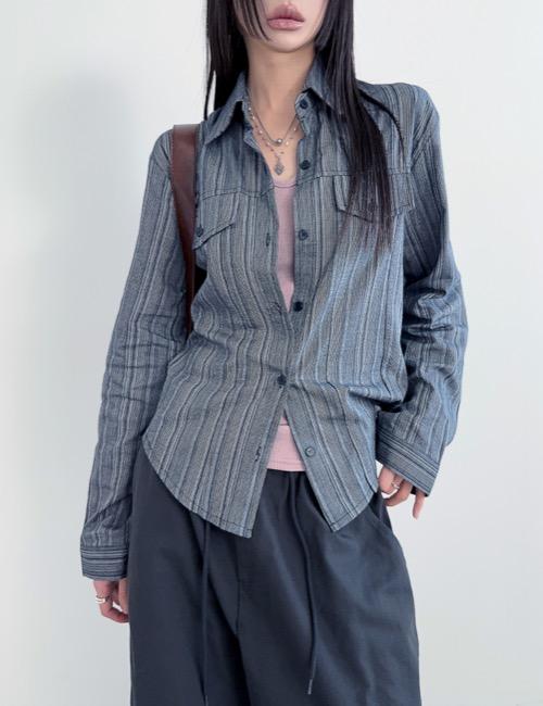 vintage stripe regular shirts