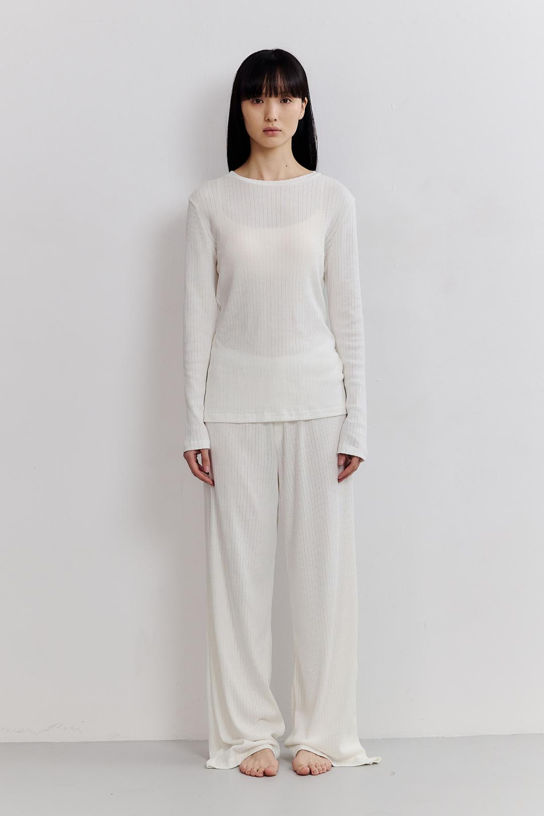 [티슈 착용] 소프티 이지웨어 세트 - 화이트