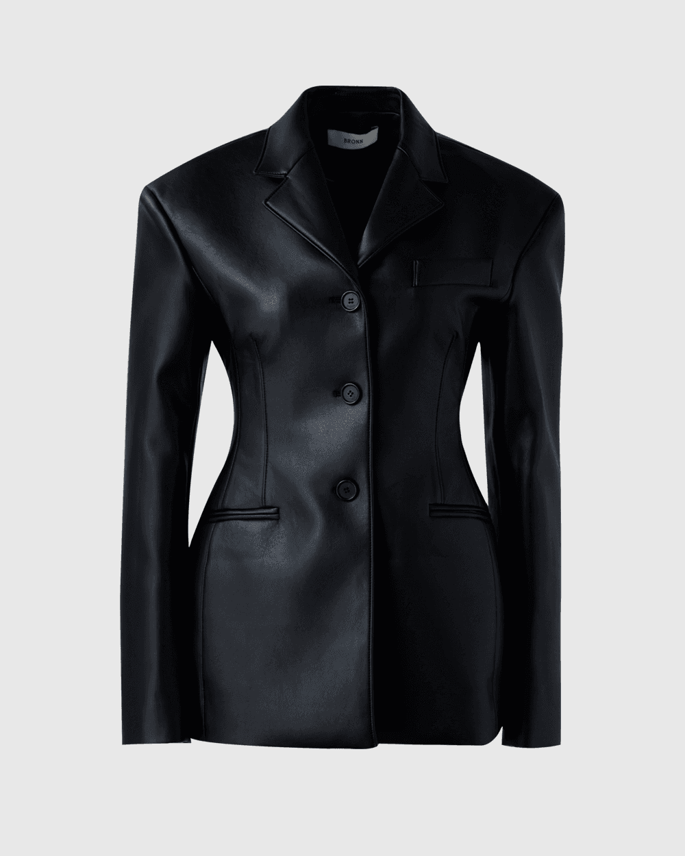 25FW B HOURGLASS LEATHER JACKET