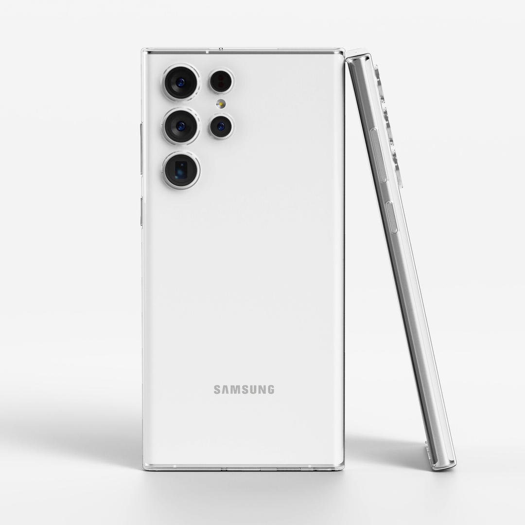 갤럭시 S22 울트라 슬림 케이스 - Clear White