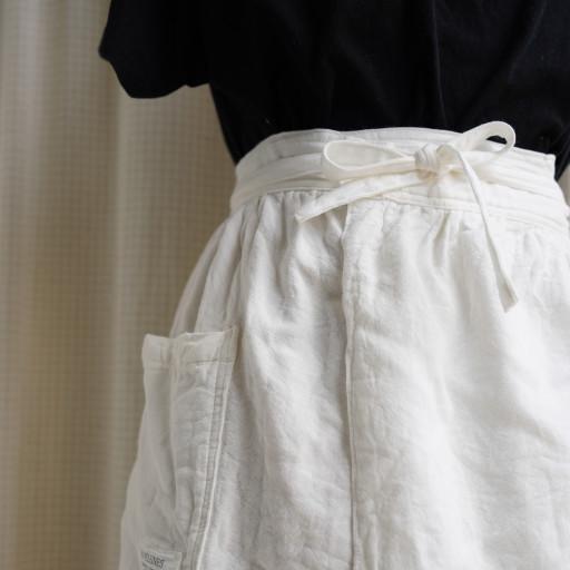 소창2겹 허리앞치마 엉덩이가리는 대폭 연순직물 강화소창