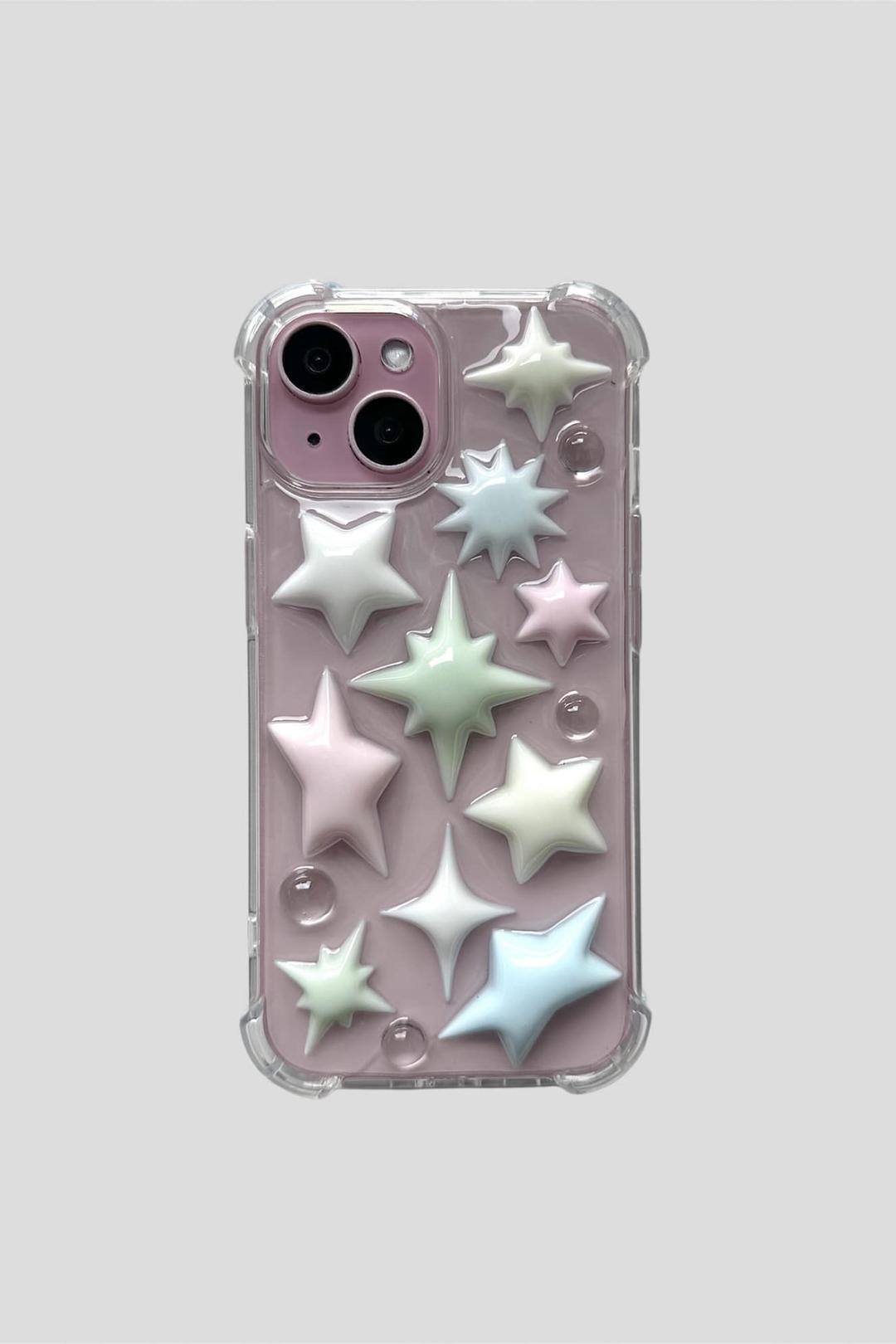 "cute star\" resin case