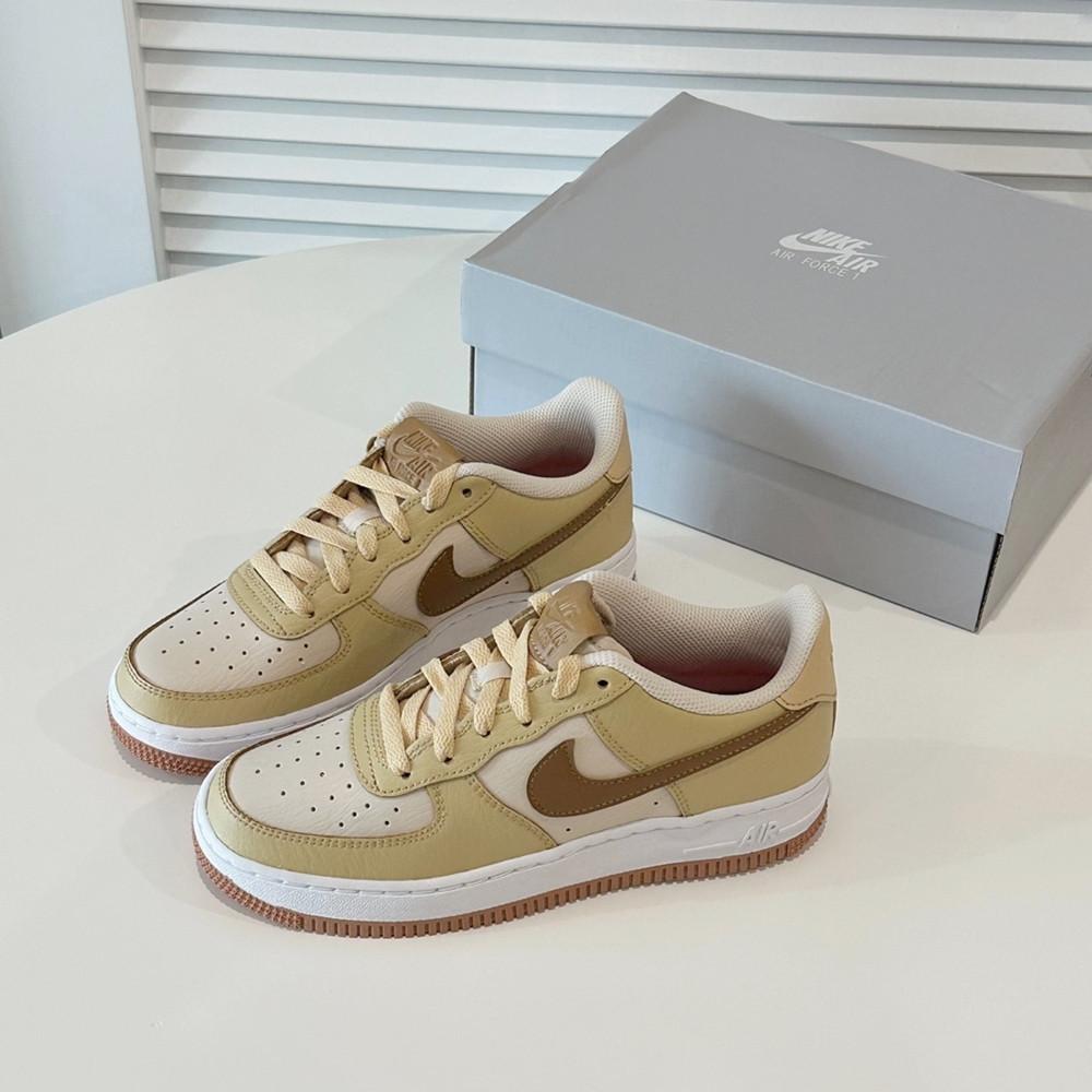 나이키 GS 에어포스1 LV8 에일 브라운