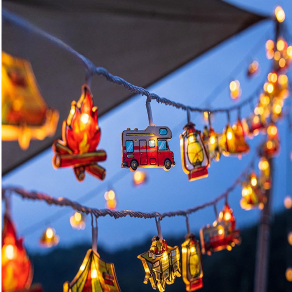 낭만 캠핑 전구 줄조명 앵두전구 알전구 파티 스트링라이트 20구