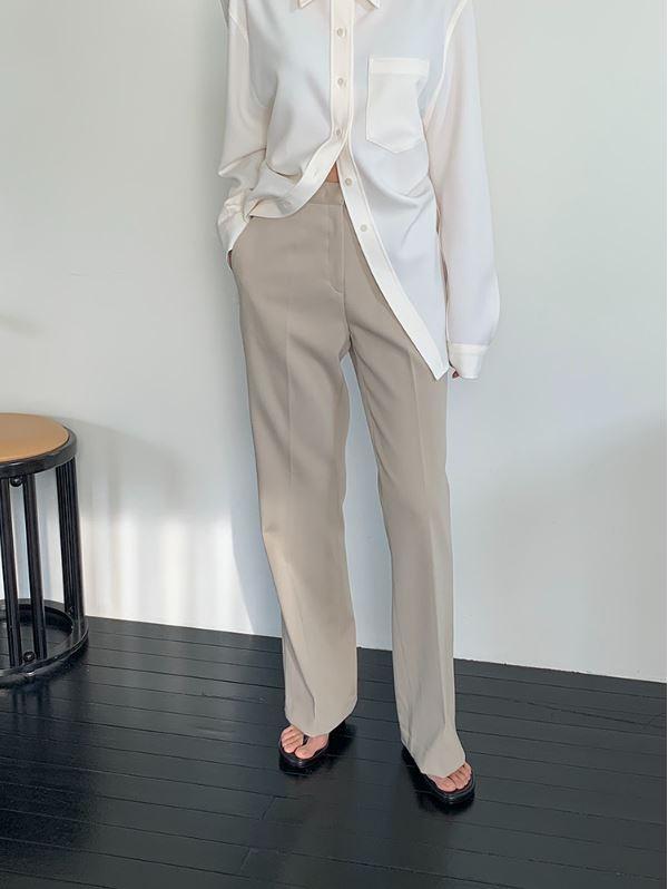 [블랙S 베이지S 당일] 24SS 언더스탠딩 봄 슬림 부츠컷 슬림라인 (5color)