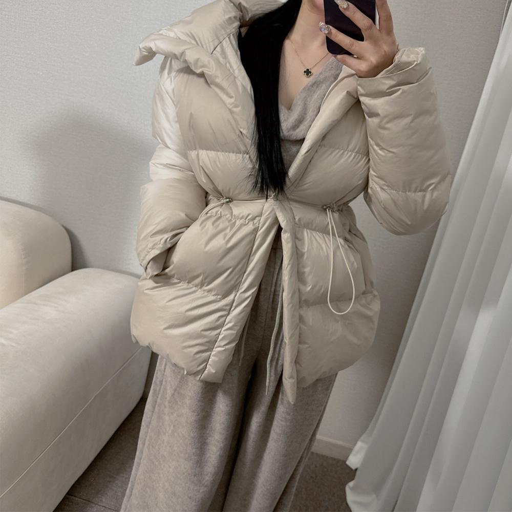 [당일배송]빅카라 스프링 하프패딩(2color)