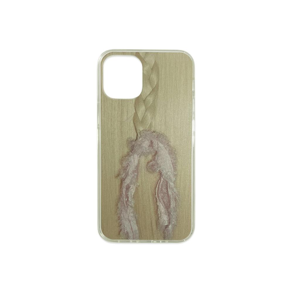 blond jelly hard phone case (grunge pink)