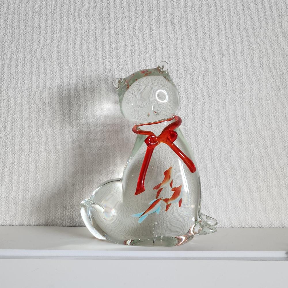 빈티지 미드센추리 고양이 문진 (Vintage Cat Paper weight)