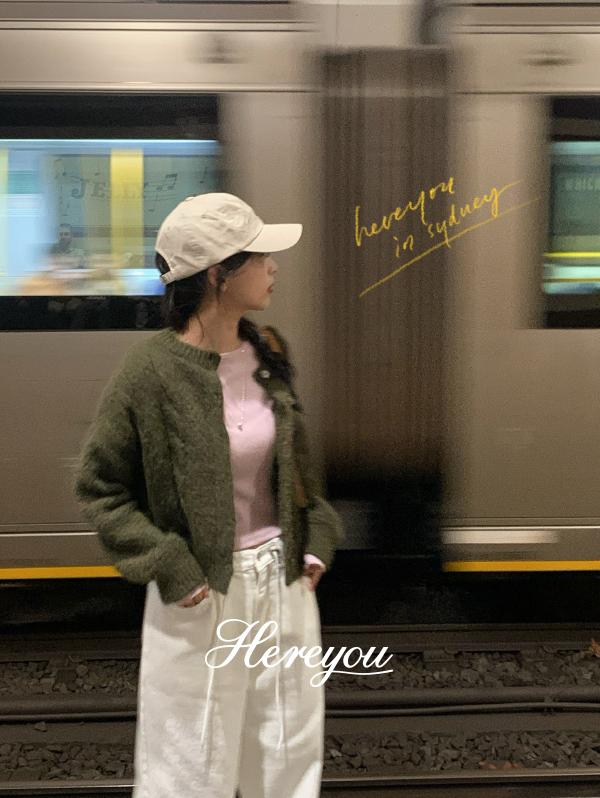 유리에 도톰가디건❤️‍🔥 [울10/here you] 그랜마 케이블 cardigan - 5color (케이블가디건/꽈배기/빈티지/데일리/데일리/겨울니트/겨울가디건)