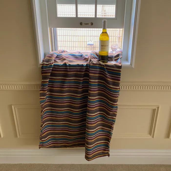 Cotton Weave Blanket_brown