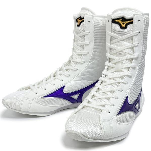 45일 수주 생산 미즈노 복싱화 이지 스펙트라 퍼플 x 실버 테두리 BM535