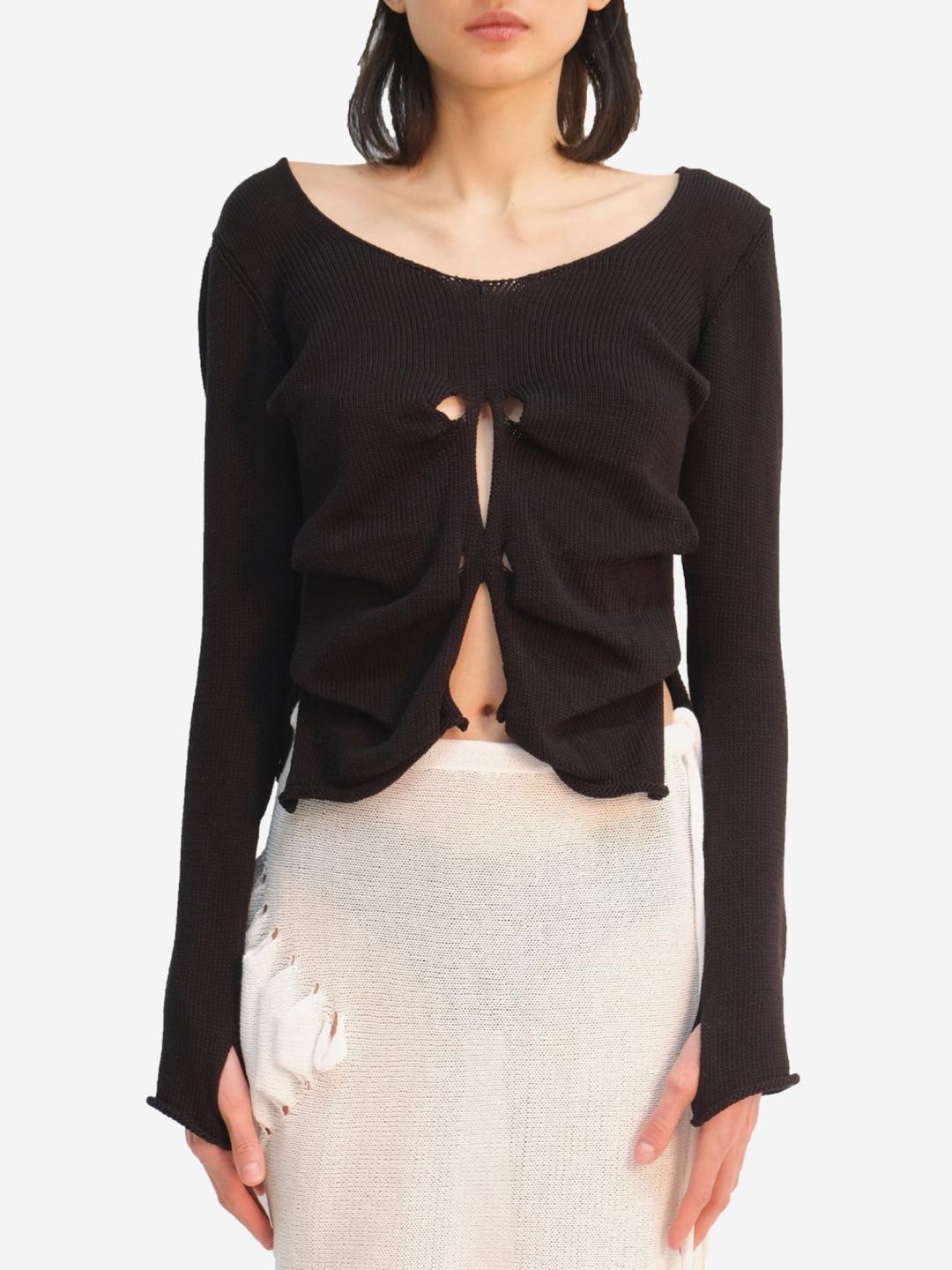 Butterfly Long Sleeve Top - S