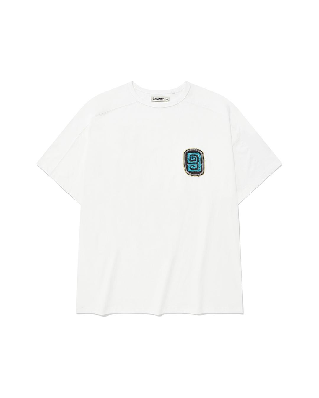 Fuzzy half T-shirts / Off White