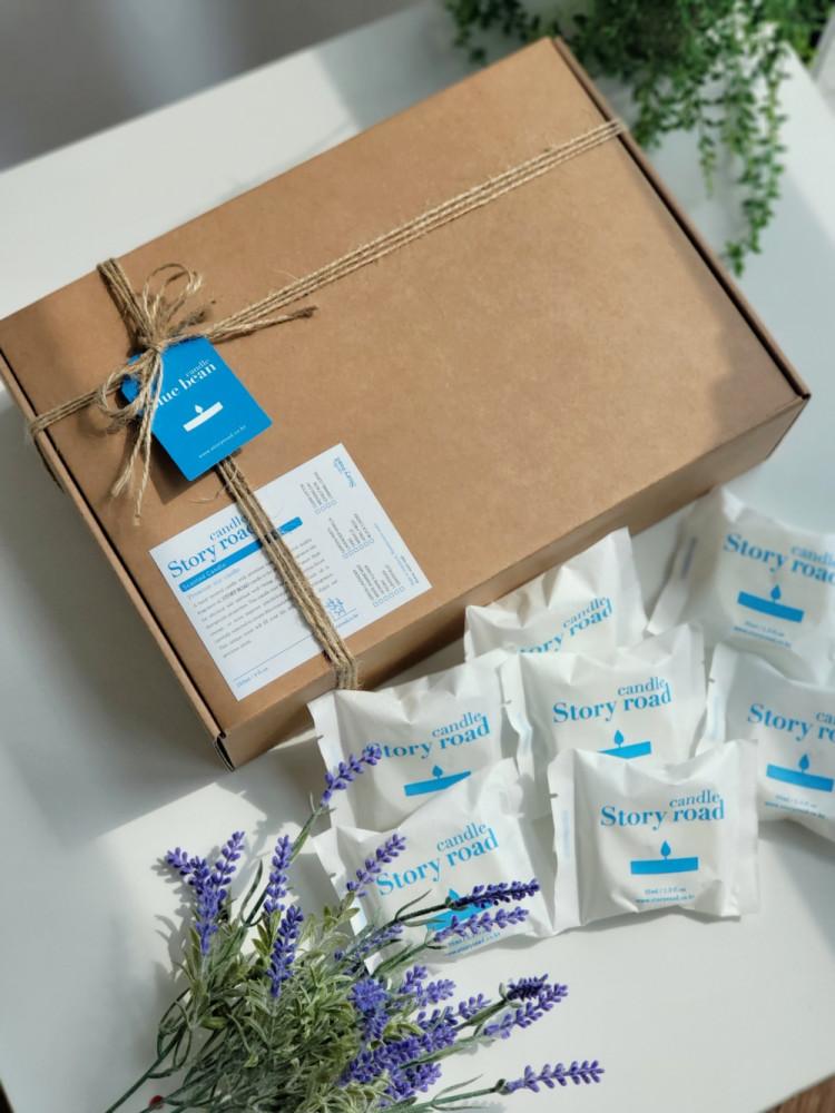 (20p Set) 하나씩 뜯어쓰는 신개념 향기간식 미니빈 소이캔들 선물세트