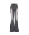 Washed denim bootcut jeans
