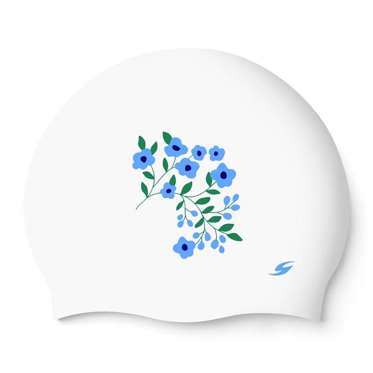 센티 물망초 실리콘수모 블루 [SC-2377 (BL)]