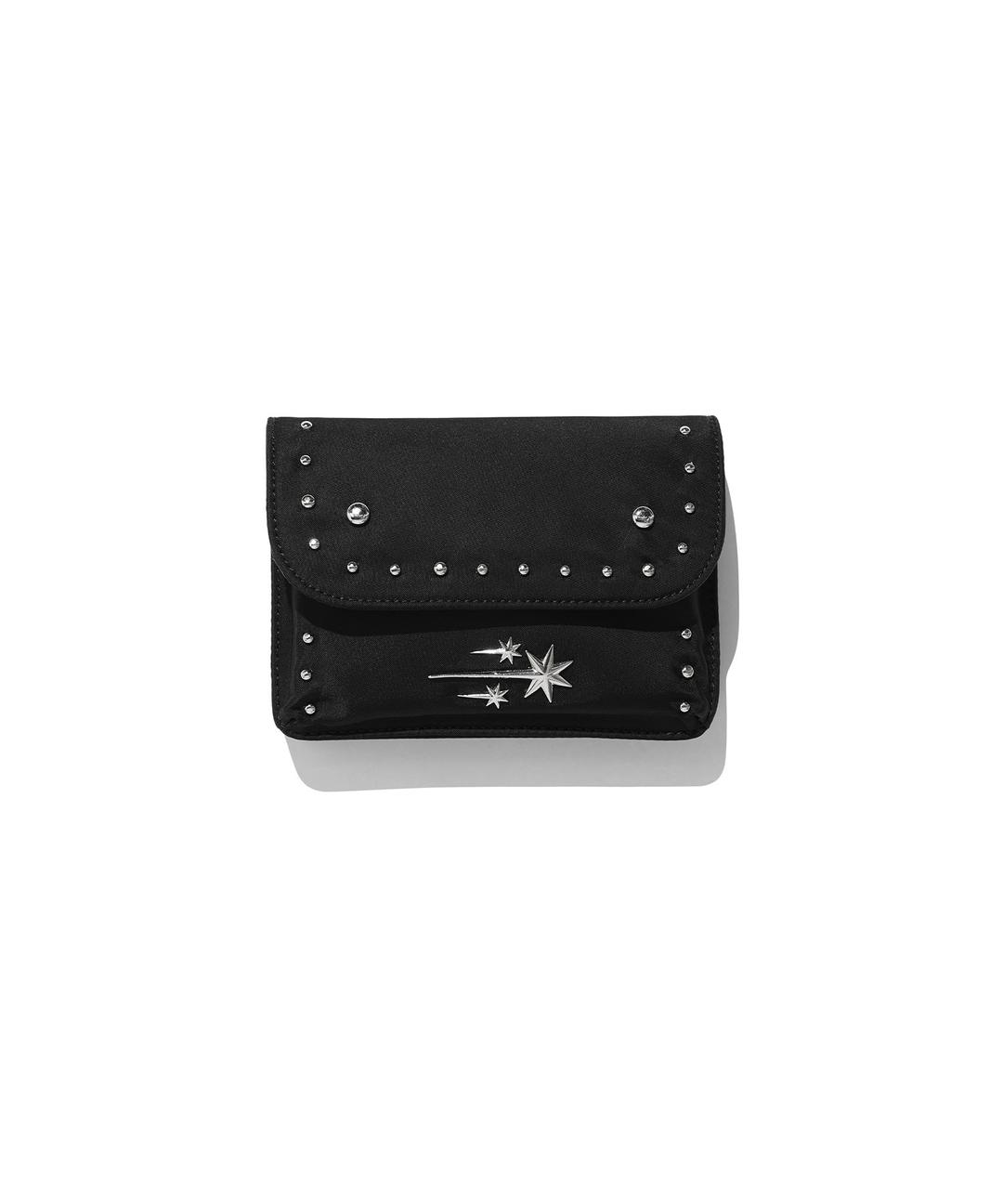 3STAR STUD MINI WALLET BAG[BLACK]