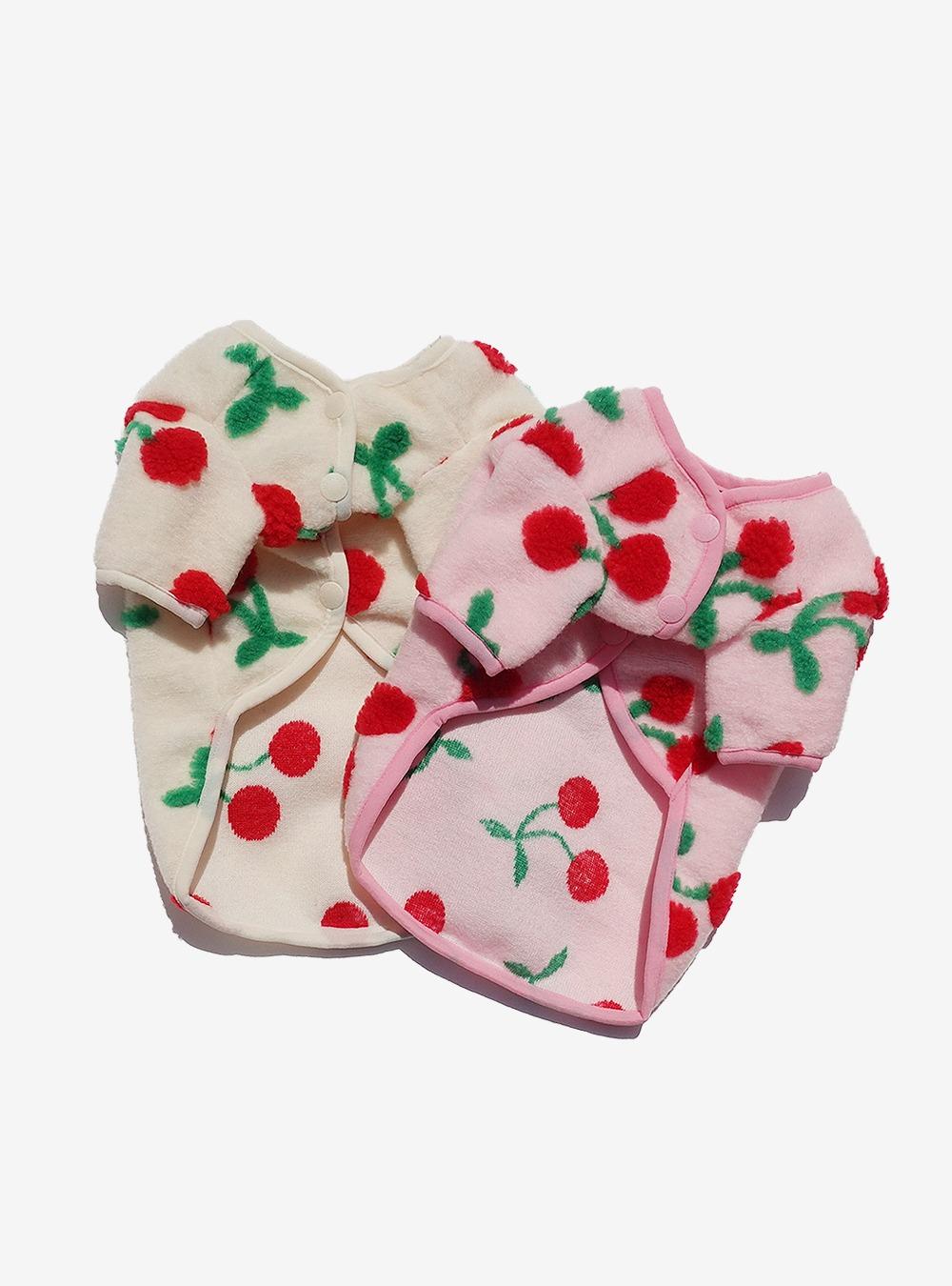 체리 엠보 가디건