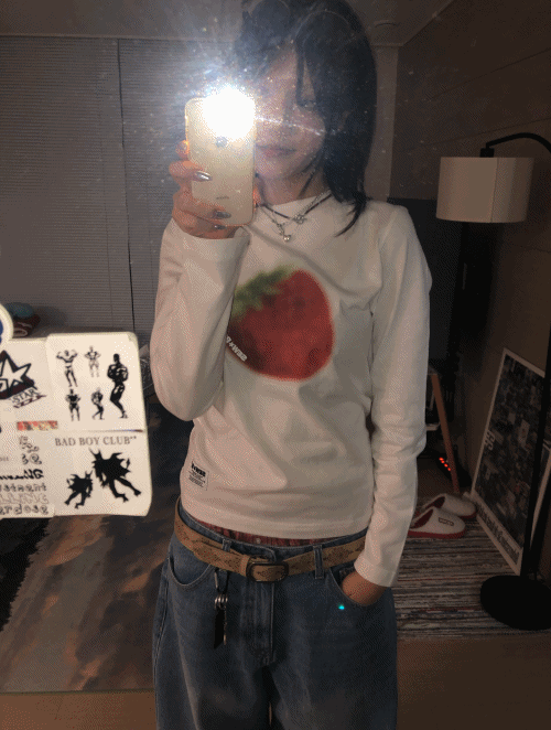 쏘브 [MADE] 세미크롭 BBeerryy 긴팔티