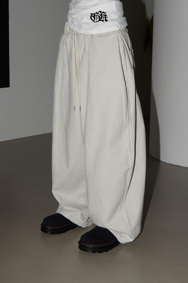 런츠 OSCAR MEGA WIDE VINTAGE PANTS