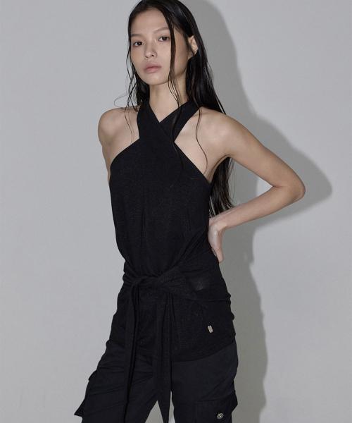 Jenny Halter Top (black)