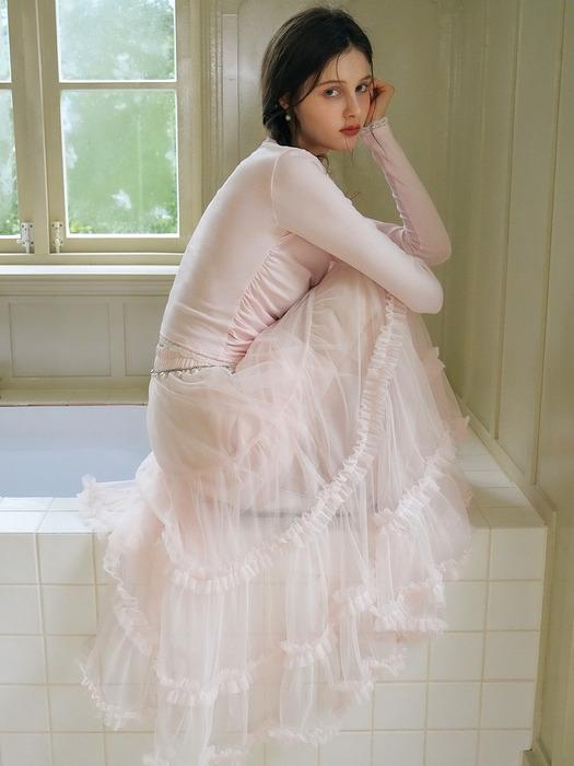 Cest_Fairy mesh banding skirt