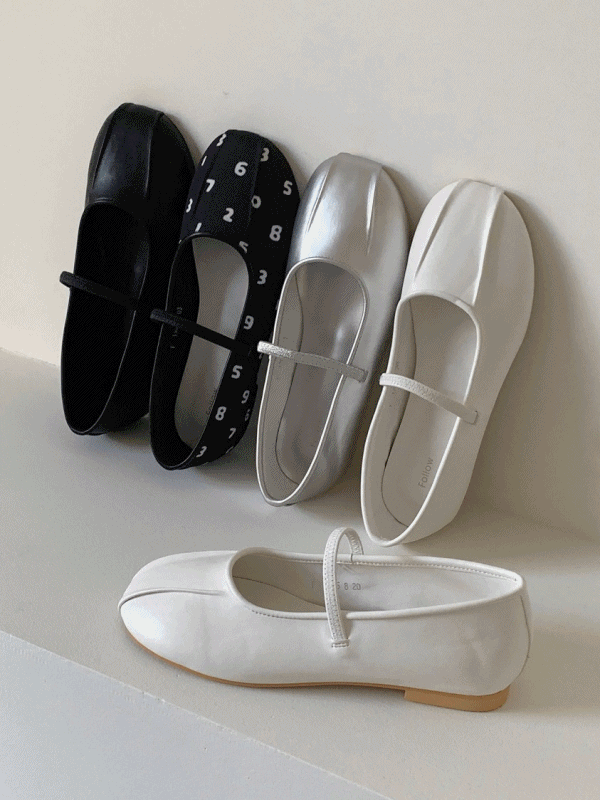 로라 앞코 셔링 밴딩 (플랫)