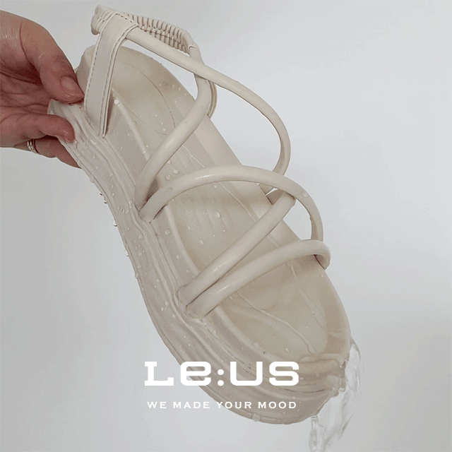 [MADE]  선데이 스트랩 밴딩 통굽샌들(4.5cm)