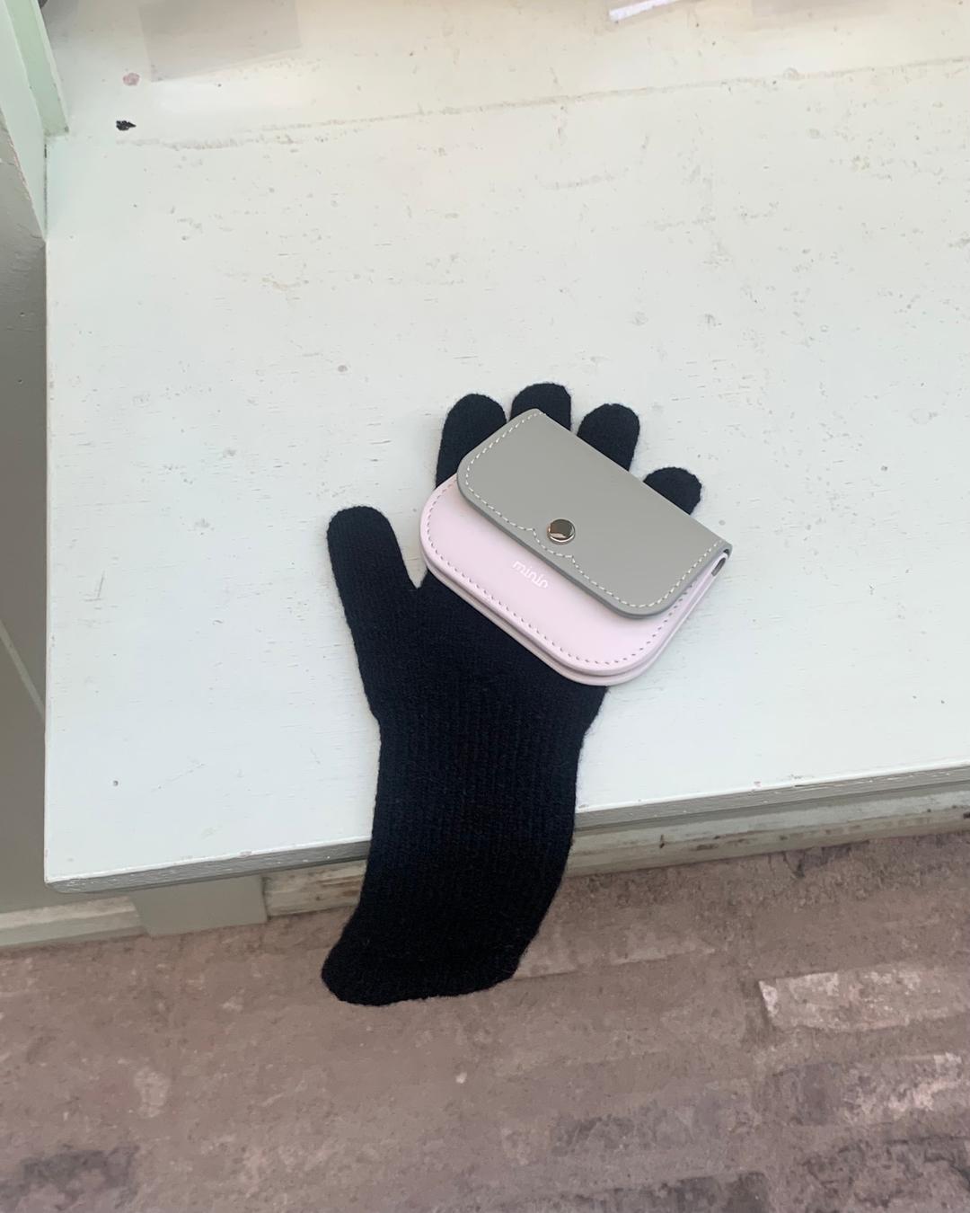 moono wallet (pale mint)