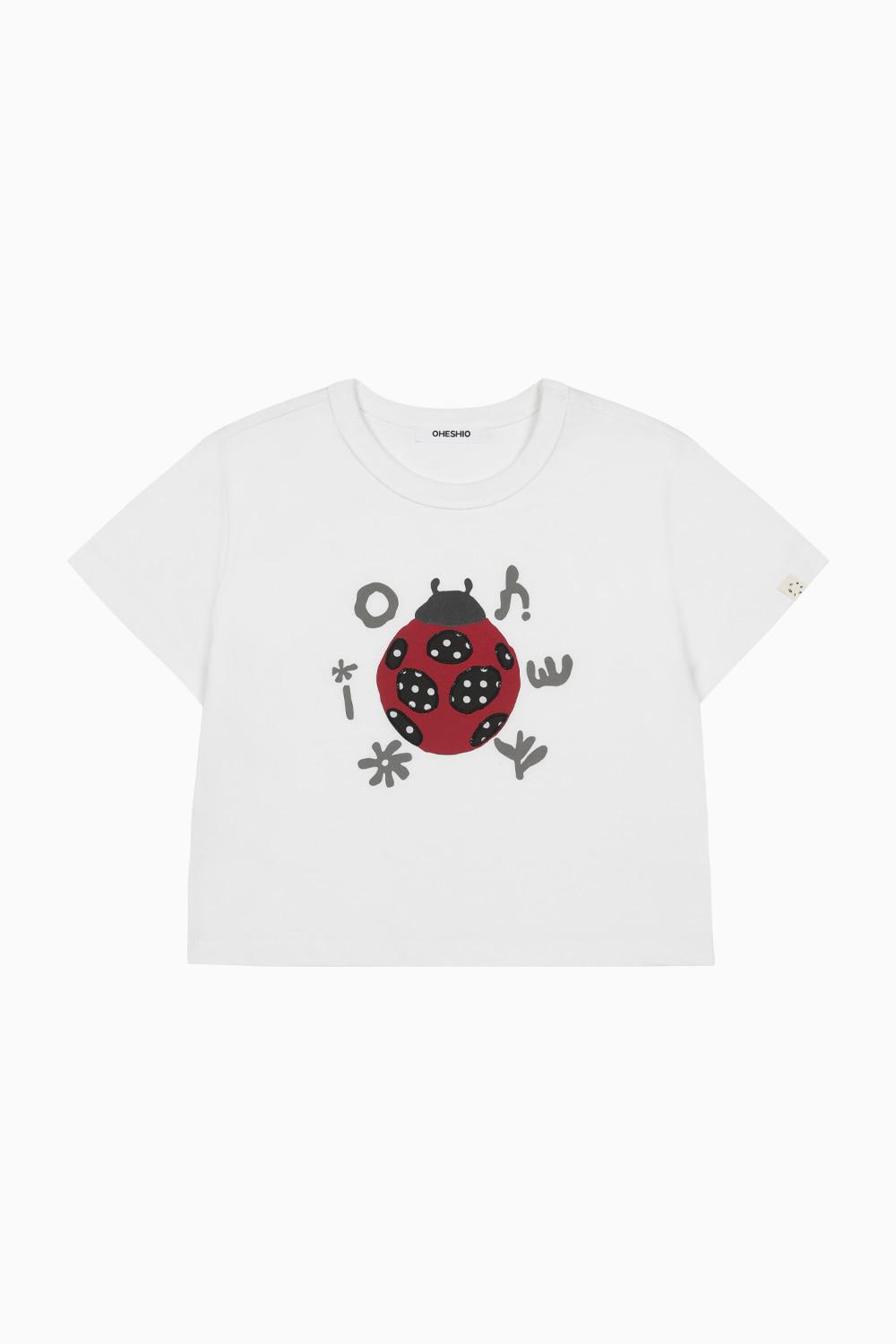 DOT BUG PATCHY T-SHIRT, IVORY