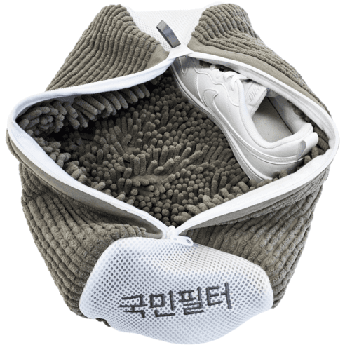 국민필터 2세대 신발 운동화 세탁망 특 대형, mocha, 1개