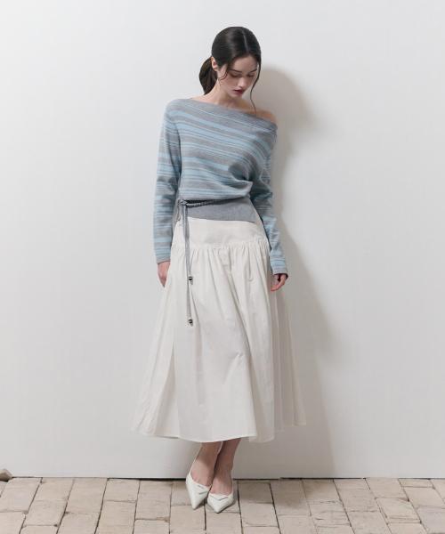 크링클 셔링 스커트_3color