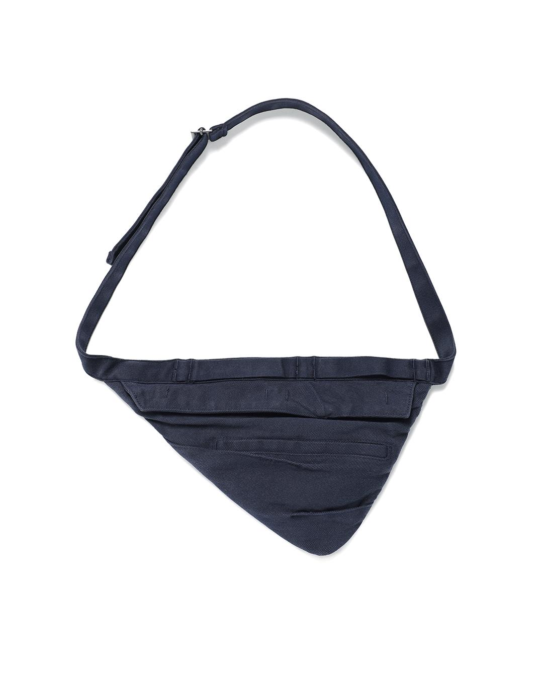 Draped Waist Bag (Navy)