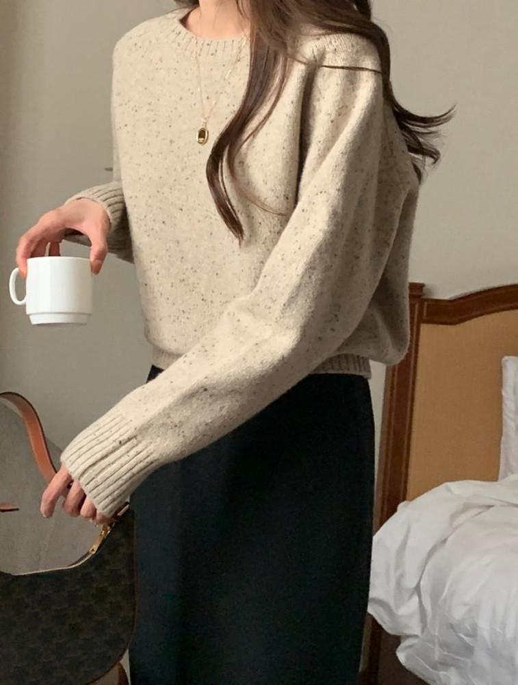 르무드 쥬리마켓 리브레 알록 달록 네프 니트