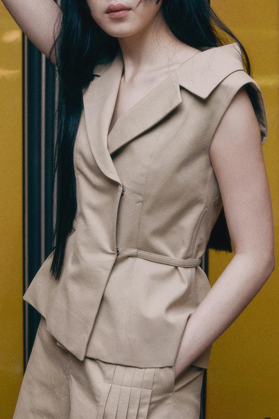 Wernicke Vest Beige