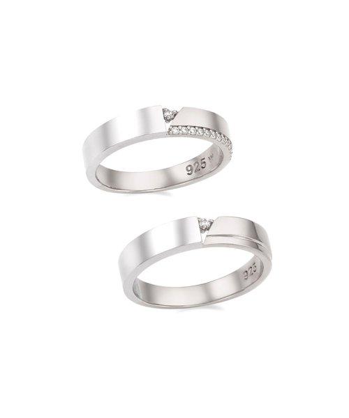 [SET] 엣지 심플라인 실버 커플링 세트